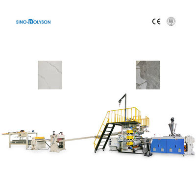 1220*2240mm PVC Artificial Marble Sheet Making Machine With 36.9 Rpm Screw Speed
