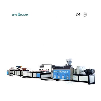 CE ISO Certified SJZ-80/156 Conical Twin Screw Extruder for PVC Wall Panel Production