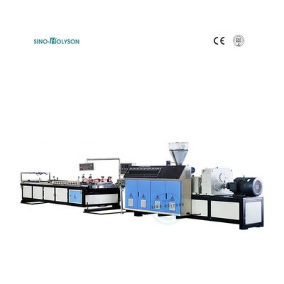 CE ISO Certified SJZ-80/156 Conical Twin Screw Extruder for PVC Wall Panel Production