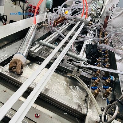 Width 600mm PVC Angle Line Making Machine For PVC Processing
