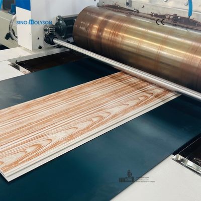 Width 300mm Inline / Offline PVC Wall Panel  Film Laminating Machine(Cold Glue Version)
