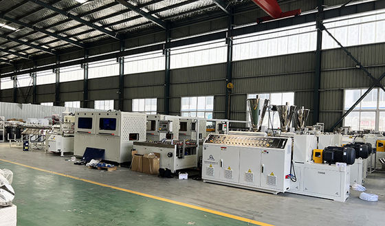 37kW PVC Profile Production Line Pvc Profile Extrusion Machine Width 250-300mm