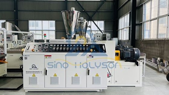 PE PVC Powder / PE PVC Granules PVC Wall Panel Extrusion Machine 200-250kg/Hr