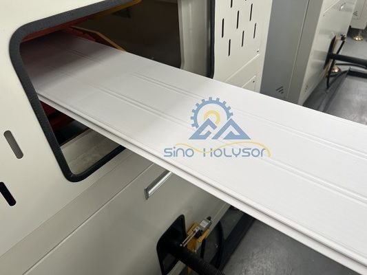 Double Screw WPC PVC Wall Ceiling Panel Machine With Omron / RKC Temperature Meter