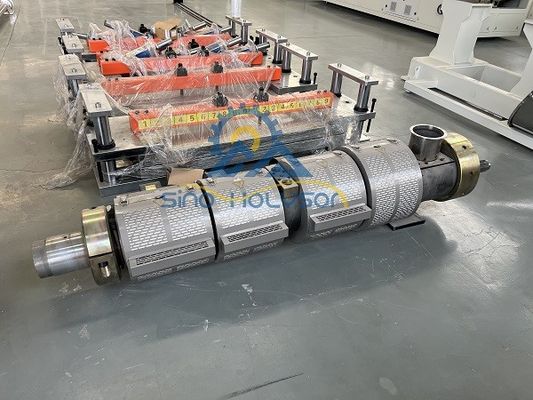 Siemens PLC Control WPC Solid Door Frame Making Machine 150-240kg/H