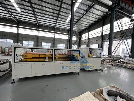 37kW Deep Screw PVC WPC Door Frame Making Machines 180-200KG/H