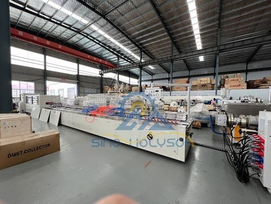 OEM PVC WPC Door Frame Production Line WPC Door Jamb Making Machine 0.8-1g/Cm3