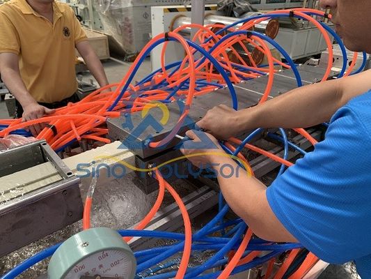37kW Deep Screw PVC WPC Door Frame Making Machines 180-200KG/H