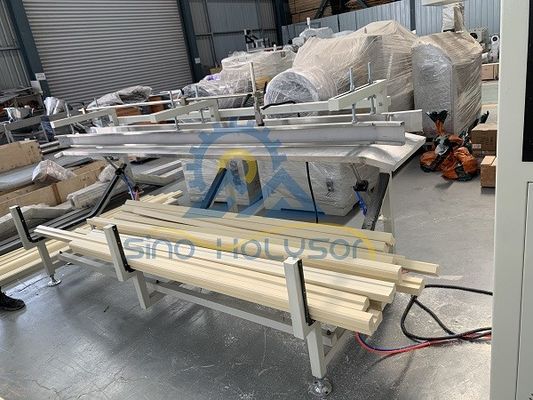 3'' Rectangular WPC/PVC Solid Wooden Door Frame Profile Making Extrusion Machine Line 180-200KG/H