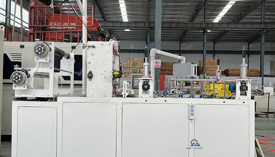 Double Screw WPC PVC Wall Ceiling Panel Machine With Omron / RKC Temperature Meter