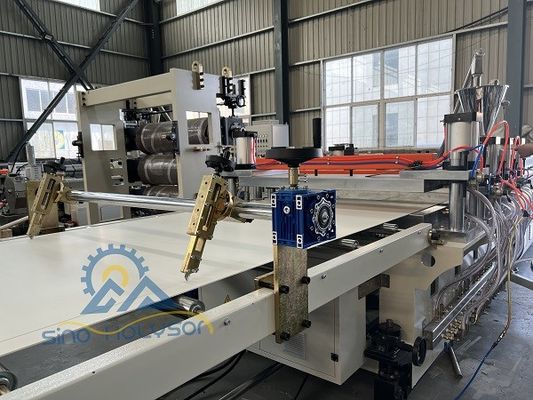 38CrMoAlA Screw Material PVC Foamed Advertising Board Machine For 1220mm Width Board