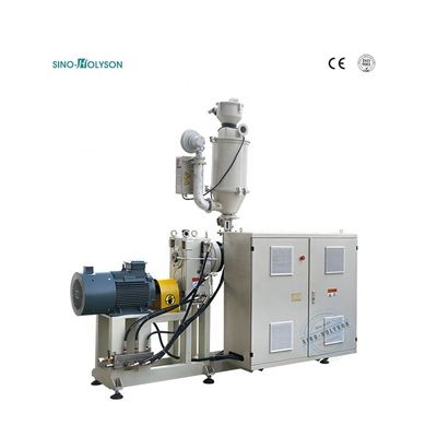 CE ISO SJ 45mm Single Screw PE Pipe Extruder Machine 22kw
