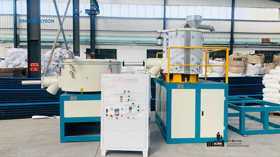 400-600kg/H High Speed Plastic PVC Mixer Machine 2500*2100*3800mm