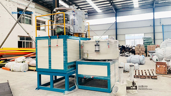 400-600kg/H High Speed Plastic PVC Mixer Machine 2500*2100*3800mm