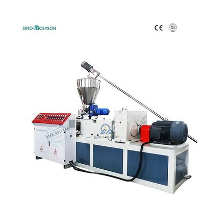 65/132mm Conical Twin Screw Extruder Production Line With Siemens / Schneider Breaker