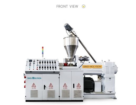 Foam Board Conical Twin Screw Extruder Production Line With 75 Rpm Screw Speed
