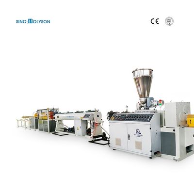 42 Rpm Plastic Conical Double / Twin Screw Extruder For 1800KG Capacity