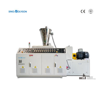 22 1 Screw L/D Ratio PVC Wood Composite Hollow Grille Bamboo Wall Panel Extrusion Line Making Machine