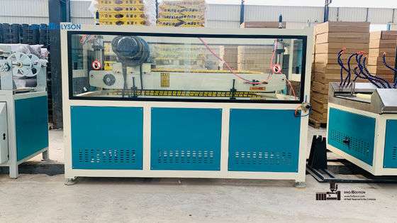 22 1 Screw L/D Ratio PVC Wood Composite Hollow Grille Bamboo Wall Panel Extrusion Line Making Machine