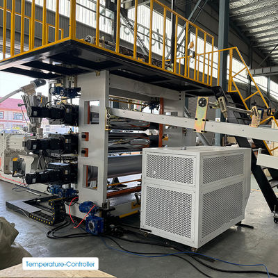 75kW PLC Siemens Control Laminated PVC Marble Sheet Making Machine
