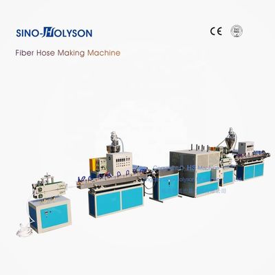Single Screw 65mm HSJ-65 PVC Fiber Hose Making Machine / PVC Garden Hose Making Machine