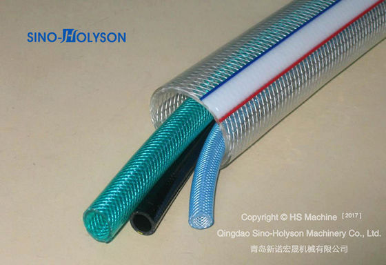Single Screw 65mm HSJ-65 PVC Fiber Hose Making Machine / PVC Garden Hose Making Machine