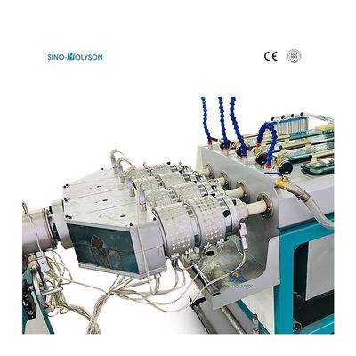 110kW Power Sino-HS 3 Layer PVC Pipe Making Machine / HDPE Pipe Machine / PPR Pipe Machine