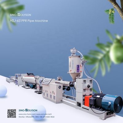 Single Screw PPR Pipe Making Machine PPR Pipe Extruder 75 Rpm