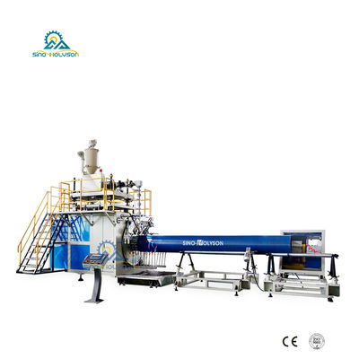 38 CrMoAl Single Screw HDPE PE Winding Pipe Making Machine 75 Rpm