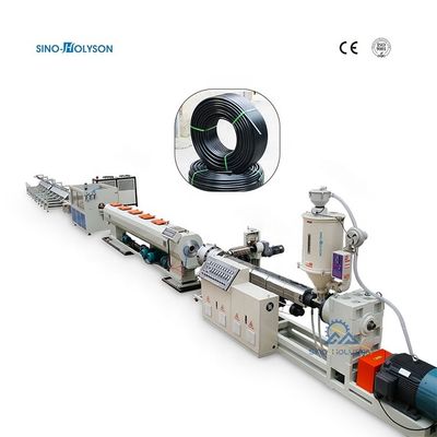 Automatic PE Electrical Conduit Orange Tube Pipe Hose Making Machine 18.5kw