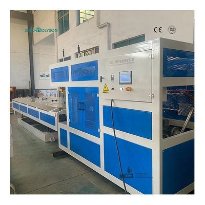 380V Automatic PVC Pipe Socketing Machine With L Shape Mould