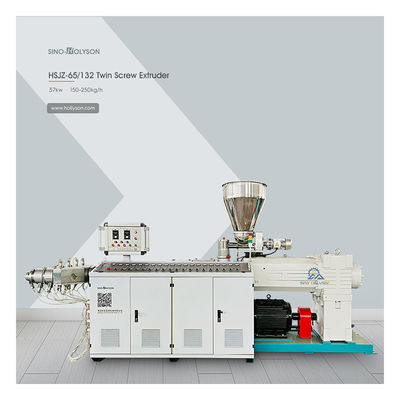 HSJZ-65/132 4 Cavity PVC Electric Conduit Pipe Making Machine 100-200kg/H
