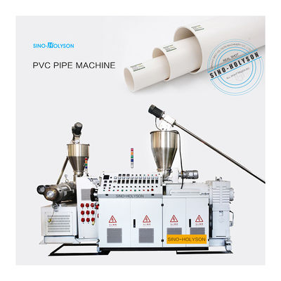 PVC UPVC PE PP Pipe Making Machine Automatic With 37kW Power