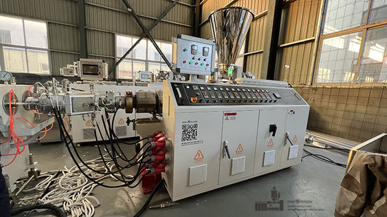 Dia 16-40mm 16-63mm PVC Conduit Pipe Manufacturing Machine 22kw