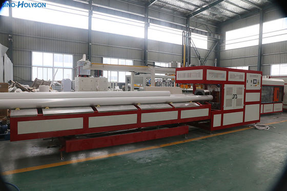 22kw 80/156 Screw PVC Pipe Production Line For Drainage Pipe Manufacturing