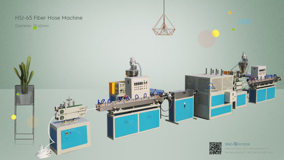 Transparent PVC Garden Hose Making Machine Water Pipe Single Screw Pipe Extruder Machinery