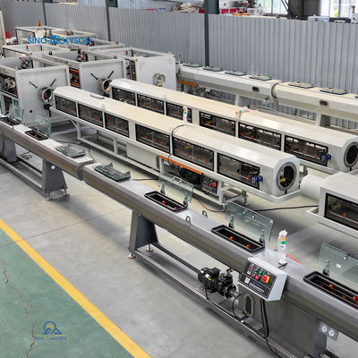 ABA ABC 3 Layers Water Supply Hdpe Pipe Making Machine For Size 20-110mm