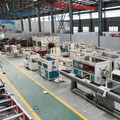 ABA ABC 3 Layers Water Supply Hdpe Pipe Making Machine For Size 20-110mm