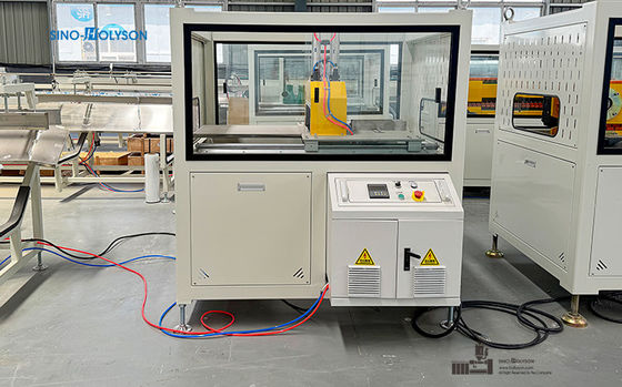 sino holyson HSJZ-65-132 37kw Motor Power WPC Door Frame Production Line / WPC PVC Wooden Door Frame Making Machine