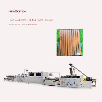 HSJZ-65/132 PVC Flute Wall Panel Making Machine(7/9 Grooves)