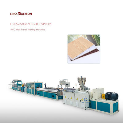 HSJZ-65/138 Higher Speed PVC Wall  Panel Making Machine (Speed upto 6-8m/min)