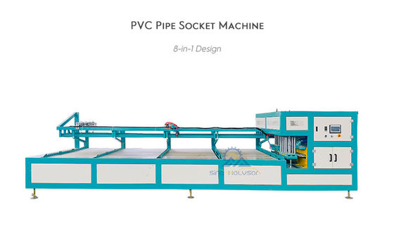 Sino Holyson  16mm Twin Screw Extruder Four Cavity Outlet Plastic PVC Pipe Making Machine Maufacture