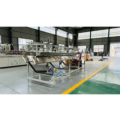 37kw Twin Screw Extruder WPC Solid Door Frame Extrusion Line