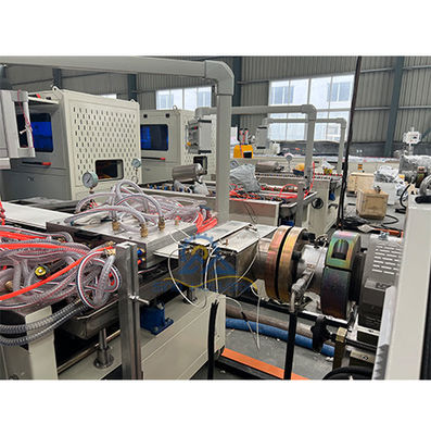 38CrMoAl Twin Screw Extruder HSJZ-55/128 PVC Wall Panel Extrusion Line / Panel Manufacture Machinery