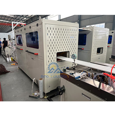 38CrMoAl Twin Screw Extruder HSJZ-55/128 PVC Wall Panel Extrusion Line / Panel Manufacture Machinery
