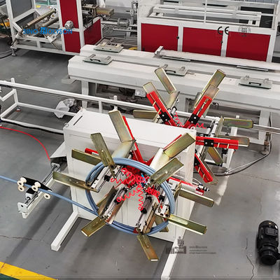 PE / PP Automatic Double Station Pipe Coiler Machine For HDPE Irrigation Pipe Production Line 20-63mm
