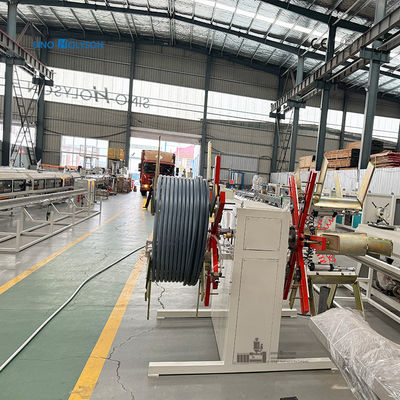 PE / PP Automatic Double Station Pipe Coiler Machine For HDPE Irrigation Pipe Production Line 20-63mm