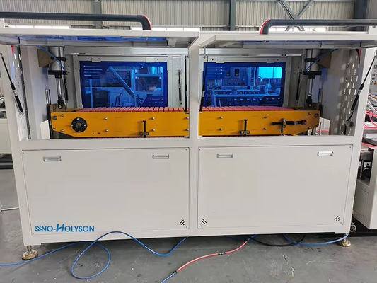 WPC/PVC Wall Panel Machine With Conical Twin Screw Extruder ABB Or Delta Inverter 380V 50HZ 3Phase Customized Voltage