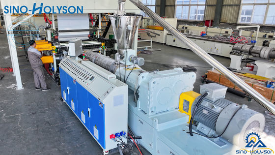 Sino-Holyson Automatic SPC Floor Manufacturing Equipment / SPC Floor Sheet Making Machine