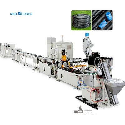 Sinohs Round Inlaid Drip Irrigation Pipe Making Machine / Drip Irrigation Pipe Extruder Machine